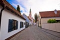 Streets of town Varazdin view