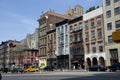 Streets of Tribeca in New York City, Manhattan Royalty Free Stock Photo