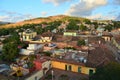 Streets of Trinidad, Cuba, with colorful colonial houses Royalty Free Stock Photo