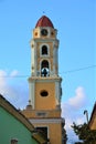 Streets of Trinidad, Cuba, with colorful colonial houses Royalty Free Stock Photo