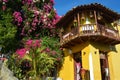 Streets of Trinidad, Cuba, with colorful colonial houses Royalty Free Stock Photo