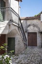 Streets in Trogir, port and historical city on the Adriatic sea coast in the Split-Dalmatia region, Croatia Royalty Free Stock Photo