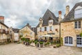 In the streets of Turenne in France