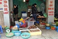 Streets of Vietnam - Fish sellers on the sidewalk