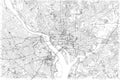 Streets of Washington, city map, United States