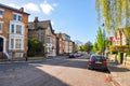 Streets of West Ealing district, London, UK Royalty Free Stock Photo