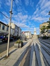 Streets of Wicklow city center.Ireland Royalty Free Stock Photo