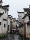 Rain alley Royalty Free Stock Photo