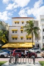 Streetscene Ocean Dr, Miami Beach Royalty Free Stock Photo