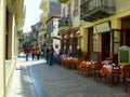 Streetview restaurant taverna Athens Greece