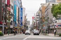 A streeview of Osaka Royalty Free Stock Photo