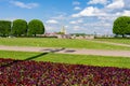 Strelka Spit of Vasilyevsky island with Peter and Paul Cathedral at background, Saint Petersburg, Russia Royalty Free Stock Photo