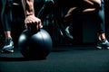 Strengthening with Style A Close up of Wrist Weights.AI Generated Royalty Free Stock Photo