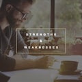 Strengths and Weaknesses SWOT Opportunities Threats Concept Royalty Free Stock Photo