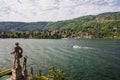 Stresa, Italy, lake view. Lombardy, Isola Bella island Royalty Free Stock Photo