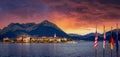 Borromean islands, lake maggiore, Stresa, italy Royalty Free Stock Photo