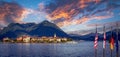 Borromean islands, lake maggiore, Stresa, italy Royalty Free Stock Photo