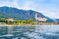 Beautiful autumn landscape of the Isola Pescatori, Italy