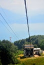 Stresa Mottarone cable car station Lake Maggiore Italy