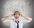 Stress and confusion Royalty Free Stock Photo