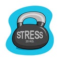 Stress and exercise Royalty Free Stock Photo