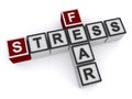 Stress fear crosswords