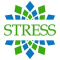 Stress Green Blue Circular