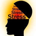 Stress in head