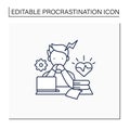 Stress line icon