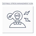 Stress line icon