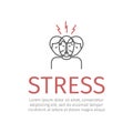 Stress line icon