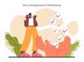 Stress management in multitasking. Effective and competent office