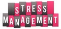 Stress Management Pink Grey Stripes Group