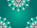 The Less Stress Mandala Background for Adults Volume