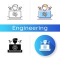 Stress testing icon Royalty Free Stock Photo
