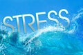 Stress text in ocean waves