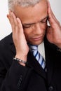 Stressed Businessman Man With Headache Royalty Free Stock Photo