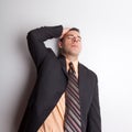 Stressed Out Business Man Royalty Free Stock Photo