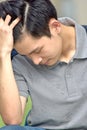 Stressed Teen Boy Royalty Free Stock Photo