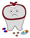 Stressed tooth