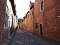 Street in Grand BÃÂ©guinage in Leuven Royalty Free Stock Photo