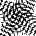 Stretch grid, mesh. Waving, wavy intersect lines. Interlock, tangle, interlace lines. Undulating, billowy stripes. Squiggly,