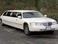 Stretch limo limousine big car Royalty Free Stock Photo