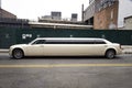 Stretch Limousine side view New York Royalty Free Stock Photo