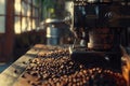 Indulge in the artistry of imaginary coffee with EssenceBlend Coffee Beans, AI generated