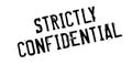 Strictly Confidential rubber stamp Royalty Free Stock Photo