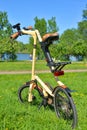 Strida folding bike.