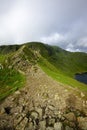 Striding Edge and Helvellyn Royalty Free Stock Photo