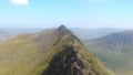 Striding edge Royalty Free Stock Photo