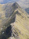 Striding Edge in the North West Lake District in Cumbria, England, UK